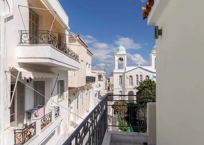 アパート Traditional Two Floor House 75m2 Ándros